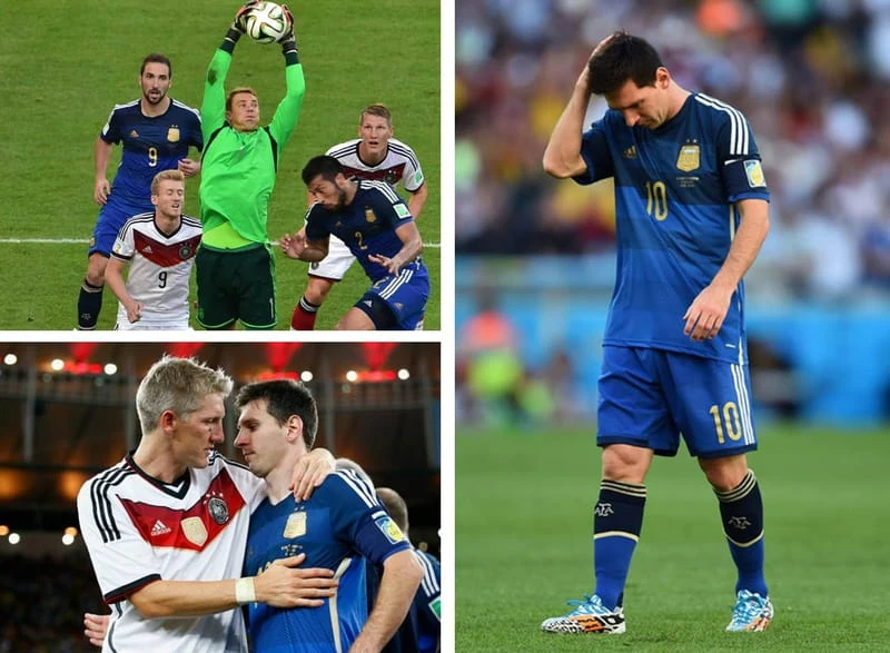 Argentina cũng từng thất bại cay đắng ở chung kết world cup 2014 