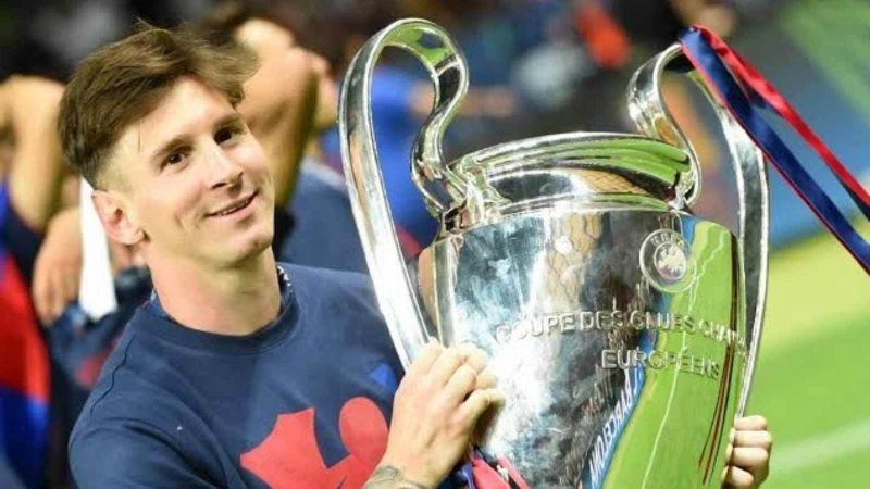 Lần đầu tiên Messi vô địch cúp C1 châu Âu năm 2006 